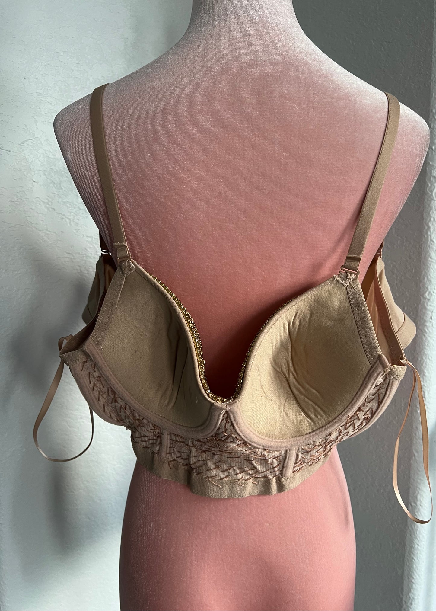 NWT WINDSOR GOLD RHINESTONE BUSTIER